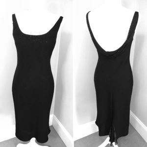 Jones New York Black Evening Cocktail Dress Sz 8